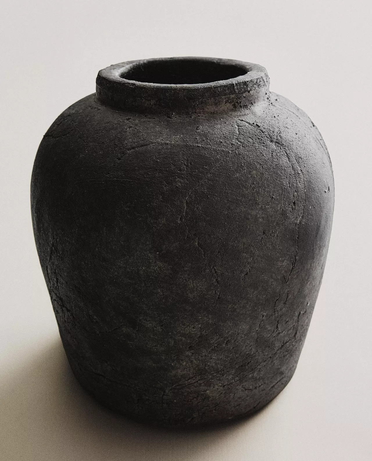 Distressed Textured Ceramic Vase